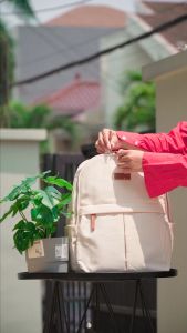 HONYAN Tas Ransel Wanita Kekinian Tas Laptop Wanita Backpack Berkualitas - Azela Backpack