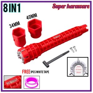8 IN 1 Faucet and sink installer multifunctional wrench spanner/multipurpose tool water tap pipe sinki tandas