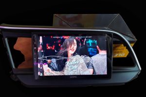 màn androi Oled A3 .9 inc sim 4 + Taplo Xe Elantra 2019