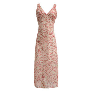 ชุดเดรสยาวแขนกุดคอวีพิมพ์ลายสไตล์วินเทจฝรั่งเศส ทรงเข้ารูป กระโปรงทรงเอ กระโปรงสั้น ชุดทำงาน ชุดทำงาน ชุดทำงาน