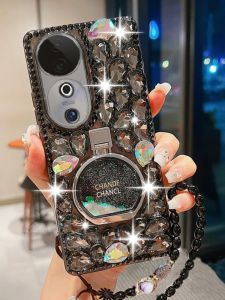 เคสโทรศัพท์มือถือแบบครอบเต็มสำหรับ vivoS19 S18 S18E+ X100S ดีไซน์หรูหราพร้อมเพชรเทียมสำหรับผู้หญิง ป้องกันการตกหล่น