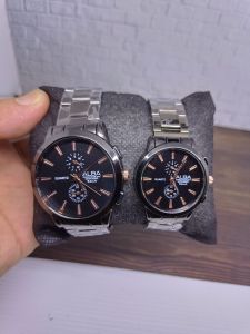 JAM TANGAN SPORT COUPLE HITAM