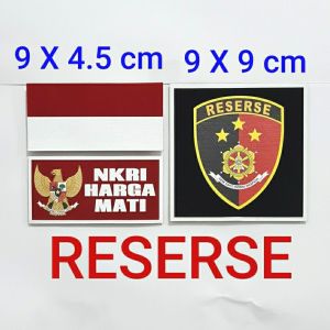 Patch Logo POLRI WARNA Series Emblem Prepet Perekat Velkro Tactical Army
