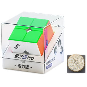 QiYi M Pro 2x2 Magnetic Magic Cube Professional 2×2 Speed Puzzle Childrens Toys 2x2 Speedcube  Cubo Magico Toys For Children