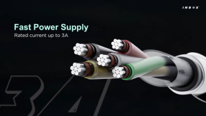 INBOX PDC-4 Kabel Data Type C 100W & iPhone 20W Lightning Fast Charging USB 2.0 PD USB-C Cable Data