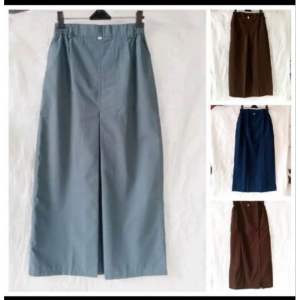 Rok span belah tengah depan untuk sekolah smp mts sma smk pramuka model rapih jatuh onder sekolah kekinian