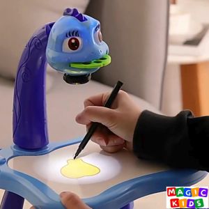 Kids Drawing Board Projector Table Art Desk Painting Arts & Crafts Educational Learning Tools for Kids
