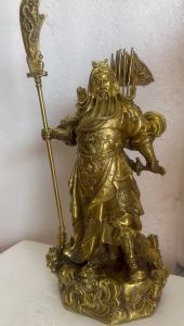 利宝 关帝 关公 19寸铜质九龙关帝 九龙关公 铜关公 重手感 九龙关帝 神像 ( 下单前请先询问存货) Leepoh cooper guan gong
