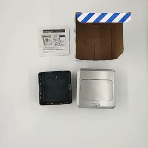 Fast Delivery Universal 250V Floor Ground Outlet Power Sockets 6 Prong Receptacle for Kitchen Office