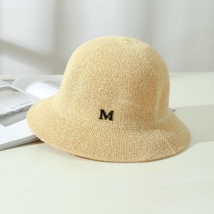 Mũ Chữ M Phong Cách Hàn Quốc Siêu Xinh Chất Liệu Cói Hàng Quảng Châu