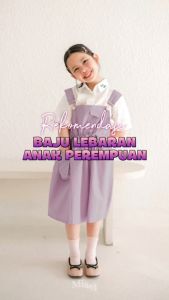 Misele Baju Setelan Overall Anak Cewek Perempuan Usia 4-7 Tahun