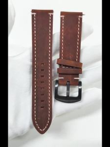 18mm 19mm 20mm 21mm 22mm 24mm Vintage Leather Strap Quick Release For Seiko Watch Band Men Women Universal Bracelet Accessories