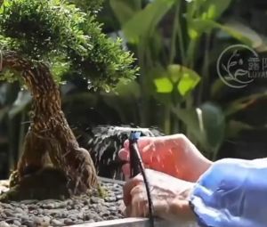 50 ชิ้น ชุดหัวน้ำหยด และสปริงเกอร์ หัวสีฟ้าละอองน้ำรอบทิศ แบบปรับได้ พร้อมก้านปักยาว 13-18ซม (จัดส่งจากประเทศไทย)