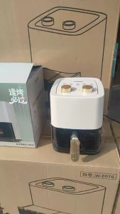 Air Fryer 6L 2800W Large Capacity Visible Window Air Fryer Oven 3D Hot Air Circulation Dual Knob Temperature & Timer Control Non Stick Basket Auto Power Off Fast Even Heating Low Oil Cooking Easy Clean Kitchen Appliance for Family Meals 空气炸锅