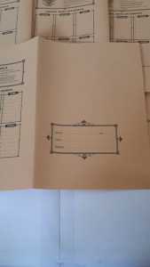 Sampul Coklat Buku Tulis Ukuran Kwarto-1 pack( isi 10 lembar)-Kertas Samson