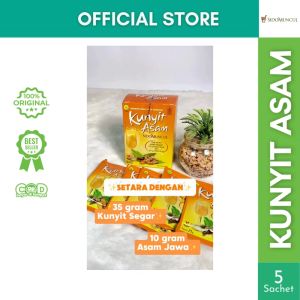 SIDOMUNCUL Kunyit Asam 1 Box isi 5 Sachet