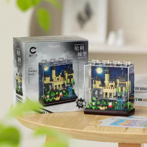 Harry Potter Castle with dust cover Fairy Tale World Castle building blocks educational Stem toys toy gifts for boys and girls