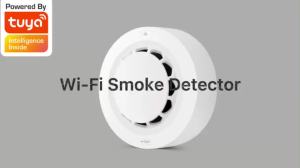 Tuya WiFi/Zigbee Smoke Detector Photoelectric Sensor Fire Alarm Home Kitchen Security System Work With Smart Life APP