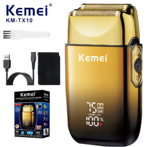 Kemei | Kemei TX10 Electric Shaver Hair Rechargeable Beard Foil Razor For Men Bald Head Shaving for Men Machine