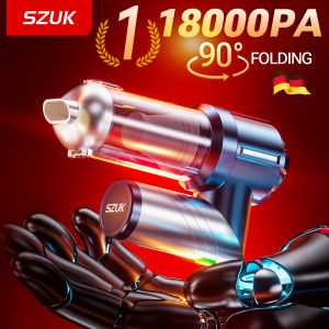 SZUK 18000PA Mini Car Vacuum Cleaner Wireless Handheld Car Cleaner Cleaning Machine Strong Suction Portable Vacuum Cleaner Car