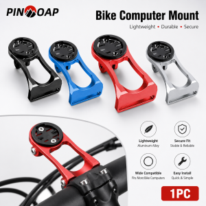 PINMOAP Bike Computer Mount Adjustable Bicycle Handlebar GPS Holder Lightweight Cycling Speedometer Bracket For Road MTB Bike