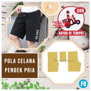 【COD】Pola Celana Pendek Pria | Pola Celana Pria | Pola Instan | Pola Jiplak | Pola Jahitan Lengkap Firdaus Busana