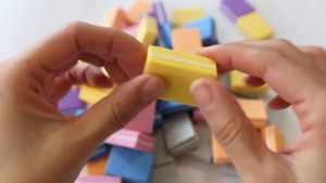 ALAT KIKIR KUKU BALOK BLOCK MINI PENGKILAP PERSEGI ASAHAN KUKU BUFFER MANICURE PEDICURE NL013