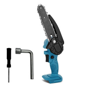 4/6 Inch Portable Electric Saw Cordless Chainsaw Handheld Pruning Chainsaw Woodworking Cutter Power Tool For Makita 18V Battery