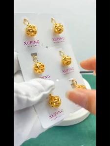 จี้ไฮเดรนเยีย 99.99% ทองคําแท้ (18k) น้ําหนัก 0.1-0.26 กรัม ทอง แท้ หลุด จำนำ