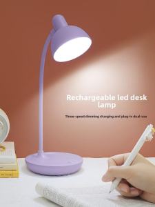 Eyesafe Reading Lamp Study Desk Light Rechargeable Bedroom Bedside Lamp Intelligent Switch Control High CRI LED Lampshade