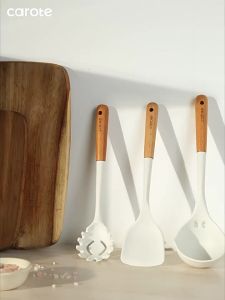 CAROTE | Infant Silicone Non-stick Cooking Spatula Set