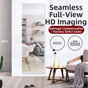 Simplicity No-Drilling Full-Length Mirror