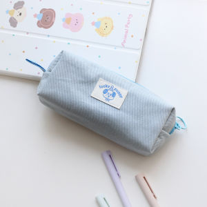 Túi Đựng Bút Chì Vải Canvas Dung Tích Lớn Phong Cách Tối Giản Đơn Giản Túi Đựng Đồ Dùng Học Tập Phổ Biến Cho Học Sinh Tiểu Học Trung Học Phổ Thông