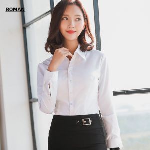 Boman | V Neck Loose Fit Work Shirt