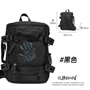 กระเป๋าสะพายข้างผู้ชายกระเป๋าคาดอกความจุใหญ่แบรนด์ฮิตแนวญี่ปุ่นกระเป๋าสะพายไหล่เดียวแนวช่างกลแบบผู้ชายกระเป๋าเป้ใบเล็กสำหรับผู้ชายนิชแบรนด์