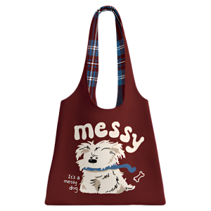 AOSONG | Casual Red Design High-Quality Large Capacity Commuting Shoulder Bag for Women