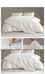 Boyang Home Textile | 4 Seasons Dual-use Duck Down & Silk Duvet