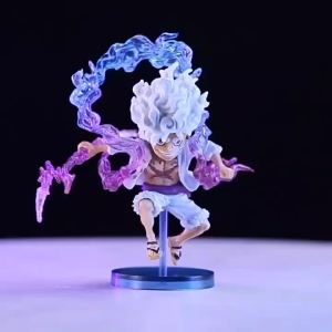 Bandai | Bandai 10cm Mini One Piece Luffy Gear 5 Action Figure Sun God Nika Statue Anime Figurine Pvc Model Doll Collection Toy Gift Kids