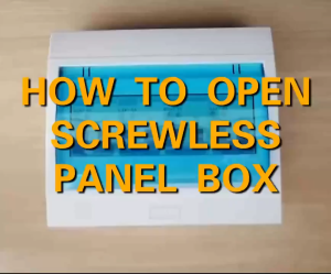 Electrical Circuit Breaker Panel Box with 4 Breakers - Home Improvement Power Distribution Box