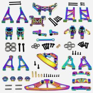 MJX Hyper Go 1/14 14301 14302 14303 14304 RC Car Upgrade Parts Upper Lower Swing Arm Steering Cup Shock-Absorbing Mount Kit
