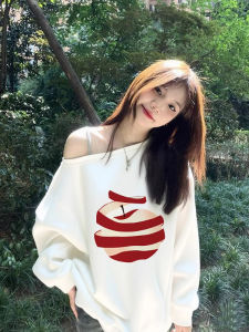 Slouch Shoulder Off-Shoulder Korean Loose Sweater