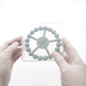 JIYU [JD-004] Silicone Ring Chewbeads Teether / Gigitan Bayi Silikon Bulat BPA FREE