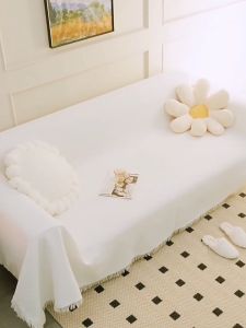 ผ้าห่มคลุมโซฟา 180x340 สีทึบ ปกโซฟา ฝาปิดกันฝูด ลม ผ้าห่ม ผ้าขนหนู ยุโรปเหนือ ผ้าขนหนูโซฟา