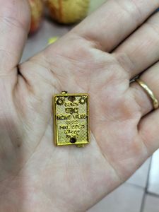 Miếng vàng nhựa xi 4 số 9 trang trí lễ tết cây cành vàng lá ngọc
