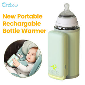 Orzbow USB Rechargeable Wireless Portable Milk Bottle Heater Travel Use Baby Feeding Bottle Warmer Insulated Bag