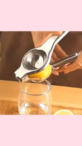 Dụng Cụ Ép Chanh Bằng Tay Inox – Ép Nhanh – Lọc Sạch – Không Gỉ