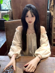 เสื้อเชิ้ตผู้หญิงแขนยาวบางป้องกันแสงแดดฤดูร้อน เสื้อผ้าทำงานลำลองทรงหลวมเอวสูง คอลเลกชั่นใหม่สำหรับผู้หญิงไซส์ใหญ่