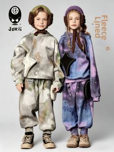 Fleece Sweatshirt and Pants Set for Boys and Girls