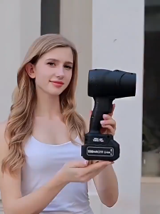 เครื่องเป่าลมไร้สาย ที่เป่าลมไรสาย พัดลมเทอร์โบเจ็ทขนาดเล็ก โบลเวอร์ เส้นผ่านศูนย์กลาง 80mm พลังสูงเป่าลมใบเป่าลมลิเธียมรุนแรงกำลังสูง เครื่องเป่าผมพัดลมเจ็ทแบบไร้แปรงมอเตอร์ เครื่องเป่าลมไฟฟ้า พัดลมเทอร์โบเจ็ท