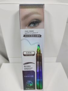 AMG Four-Fork Eyebrow Pencil Long-Lasting Waterproof Natural Looking Resistant to Smudging Easy Coloring Multi-Purpose for Hairline Definition